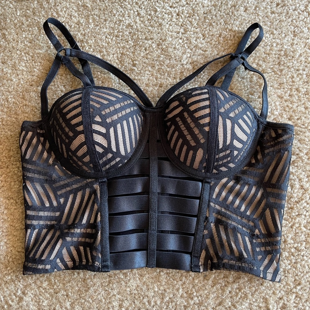 Spaghetti strap cropped top